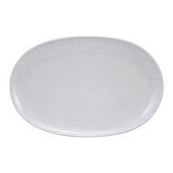 Travessa 36cm Rasa Noiva Porcelana Schmi